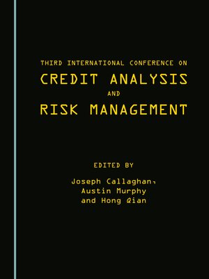 cover image of Third International Conference on Credit Analysis and Risk Management